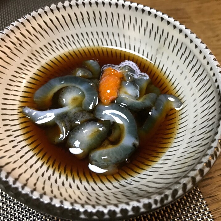 叩いて切るだけ!ナマコ酢